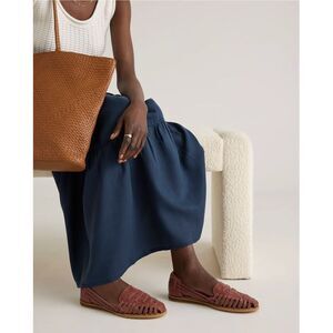 Quince Women's Brown Woven Flats